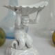 Empty Pocket Shell & Character Porcelain White De Capodimonte Italy XX th