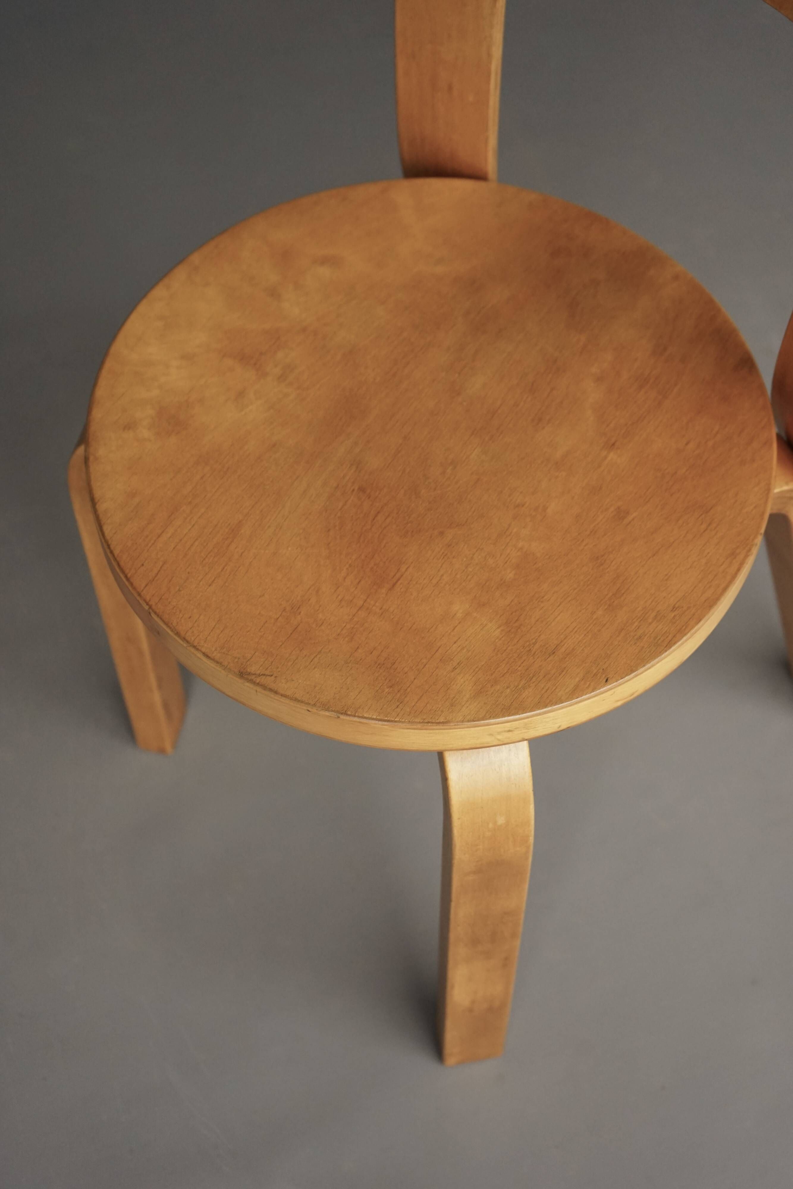 Model 66 Side Chair by Alvar Aalto for Artek, 1940s