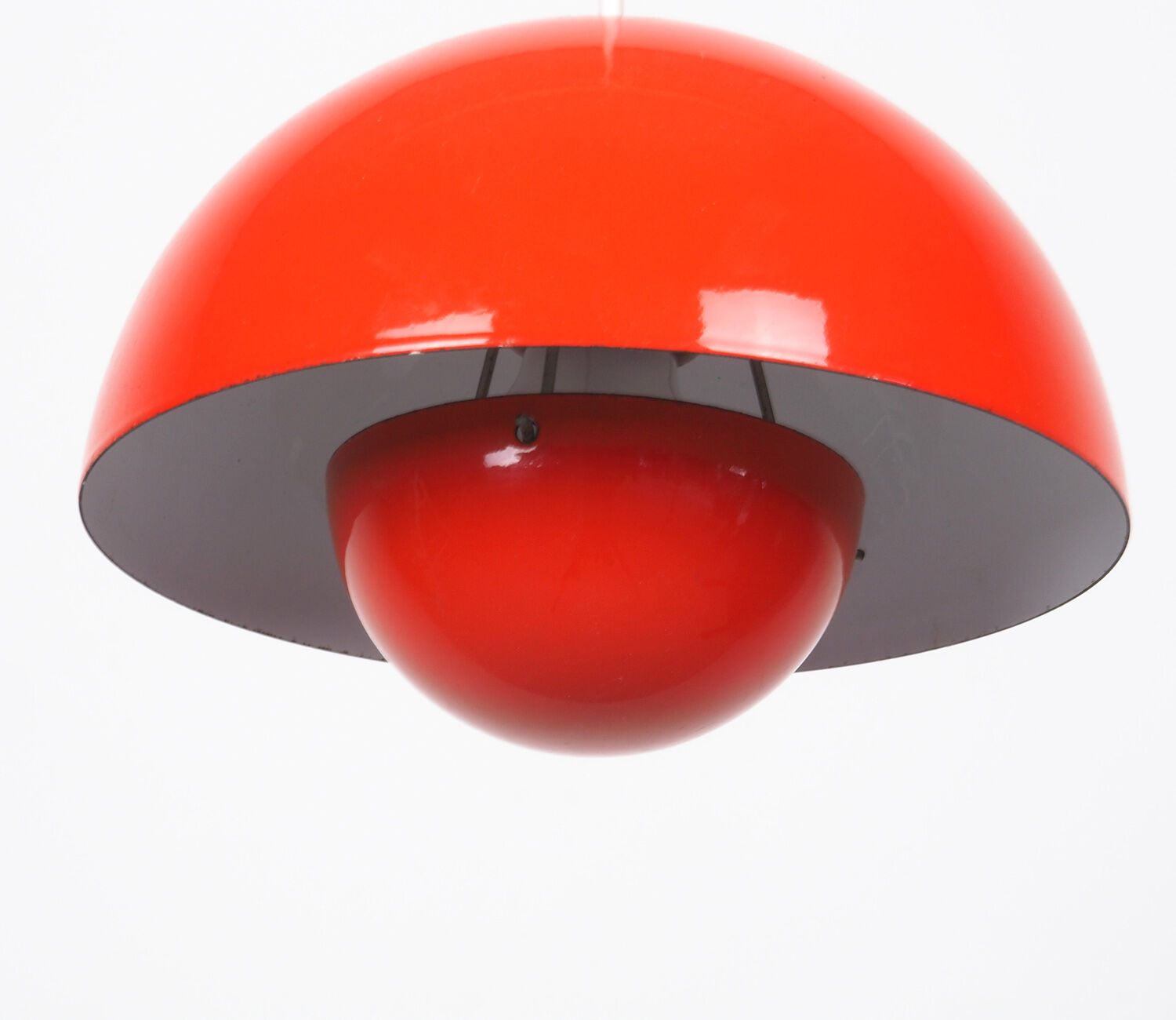 Flowerpot hanging lamp by Verner Panton for Louis Poulsen
