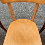 Set of 6 vintage mismatched bistro chairs