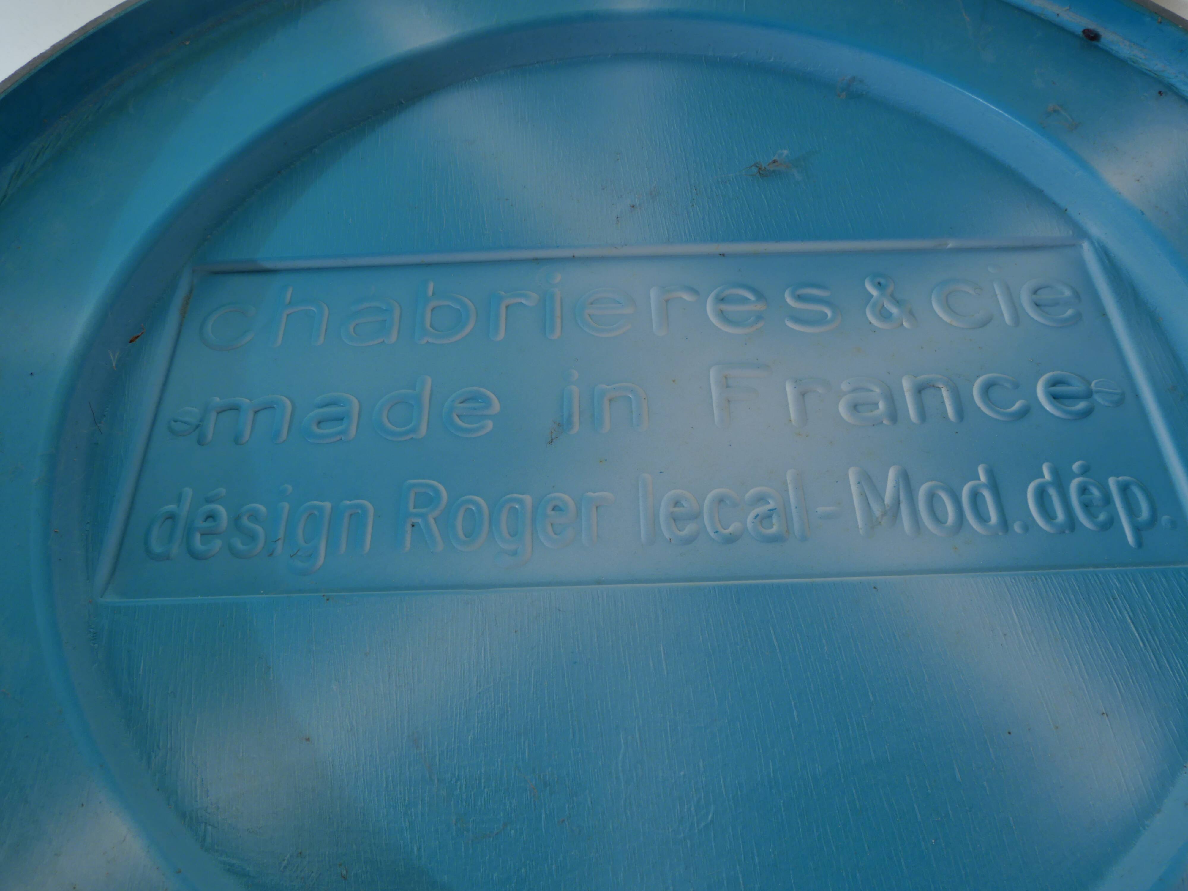 Rare original Roger Lecal mirror for Charbrieres & Cie, France