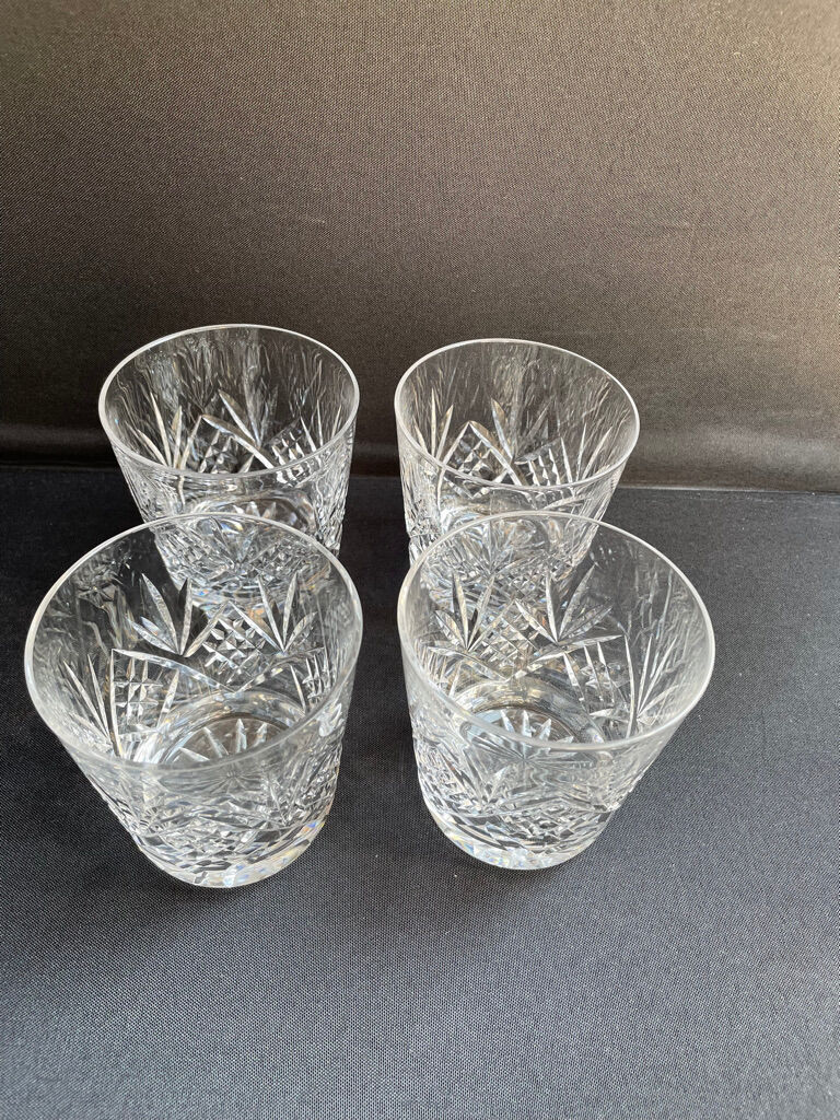 Whiskey glasses - hand-cut crystal