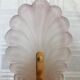 Pair of wall lamps glass sheet