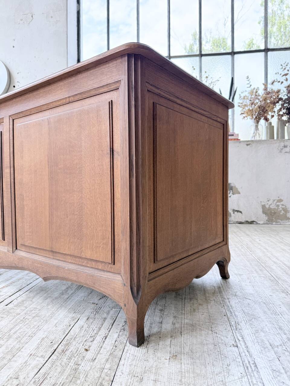 Oak desk or counter 1960