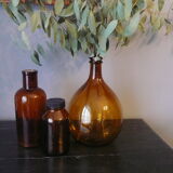 Amber drug bottle