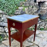Small mahogany writing console from the Louis XVI period