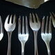 Silver metal cake service François Frionnet
