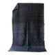 Tapis tissé main - noir uni - 2 x 3 m