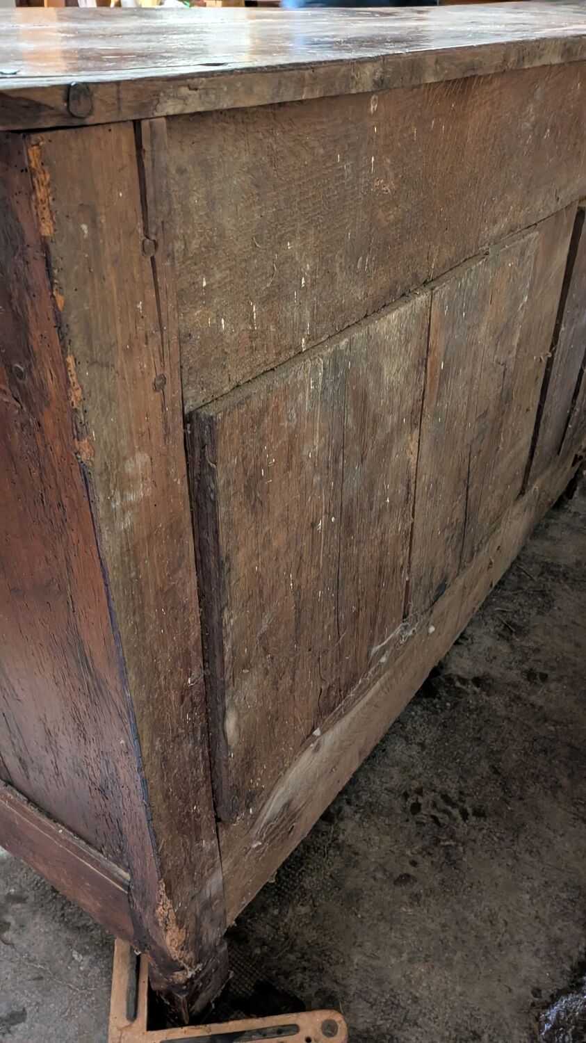 Rare Louis XV enfilade with 6 doors