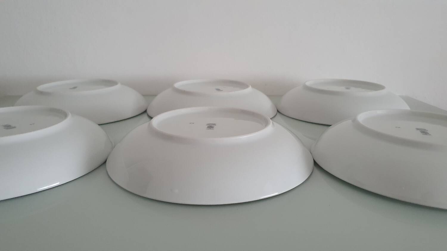 Set of 6 soup plates - Arzberg Earthenware - 1960/70