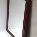 Louis Philippe mirror, mahogany, gendarme hat