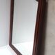 Louis Philippe mirror, mahogany, gendarme hat
