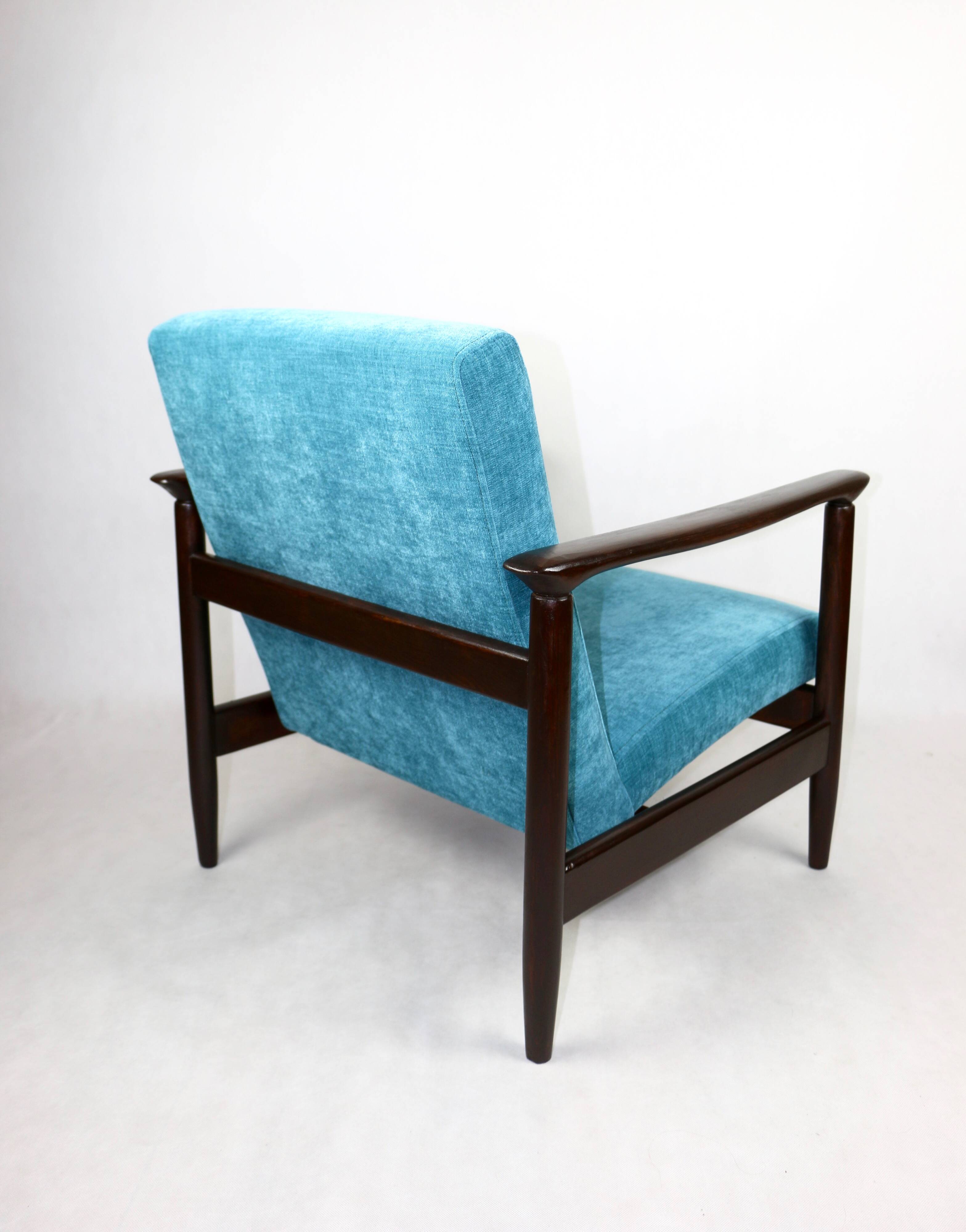 Fauteuil Blue Ocean GFM-142 attribué à Edmund Homa, années 1970