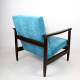 Fauteuil Blue Ocean GFM-142 attribué à Edmund Homa, années 1970