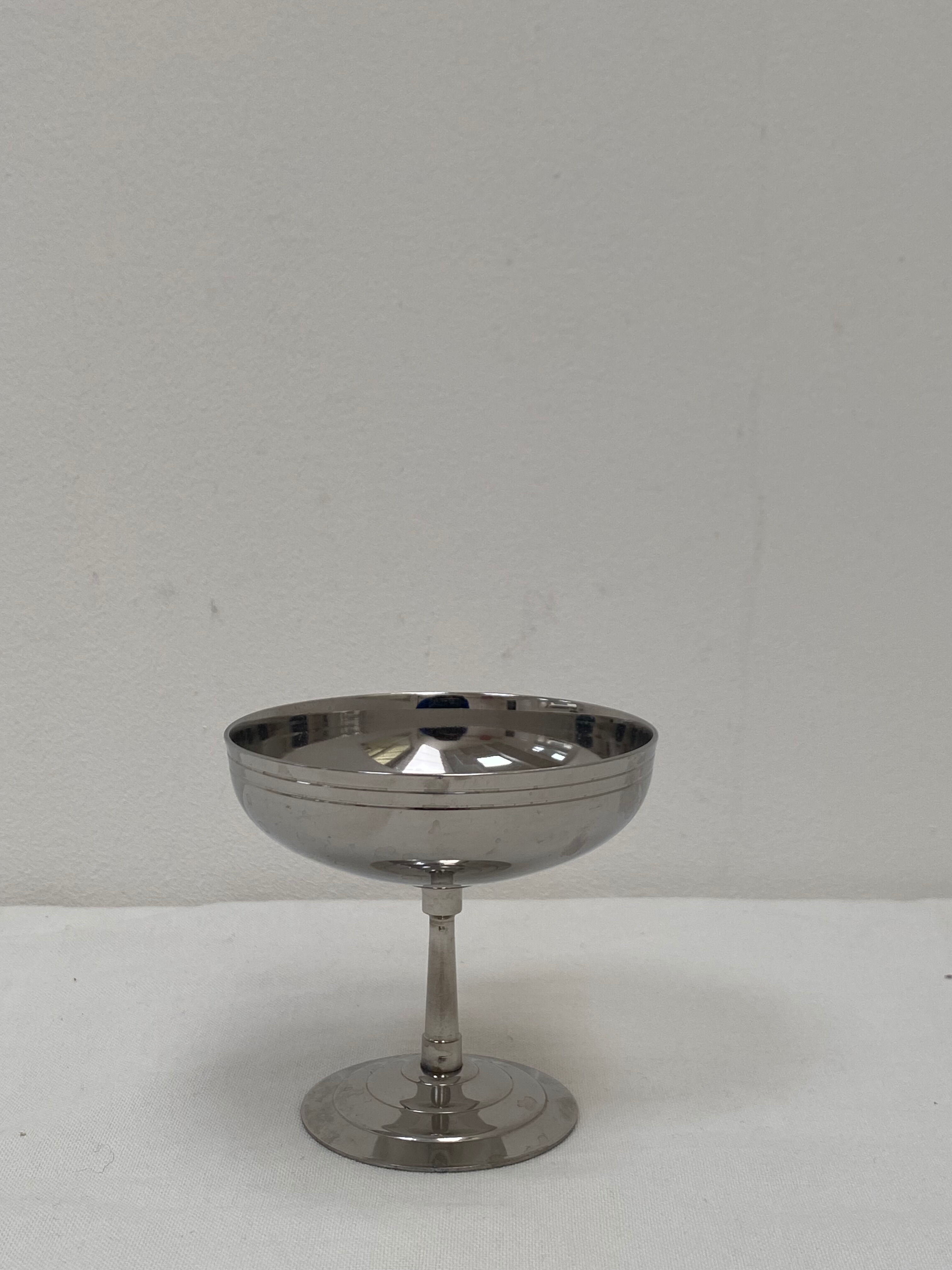 Ice cups x7 stainless steel brand Rémy Letang, 1970