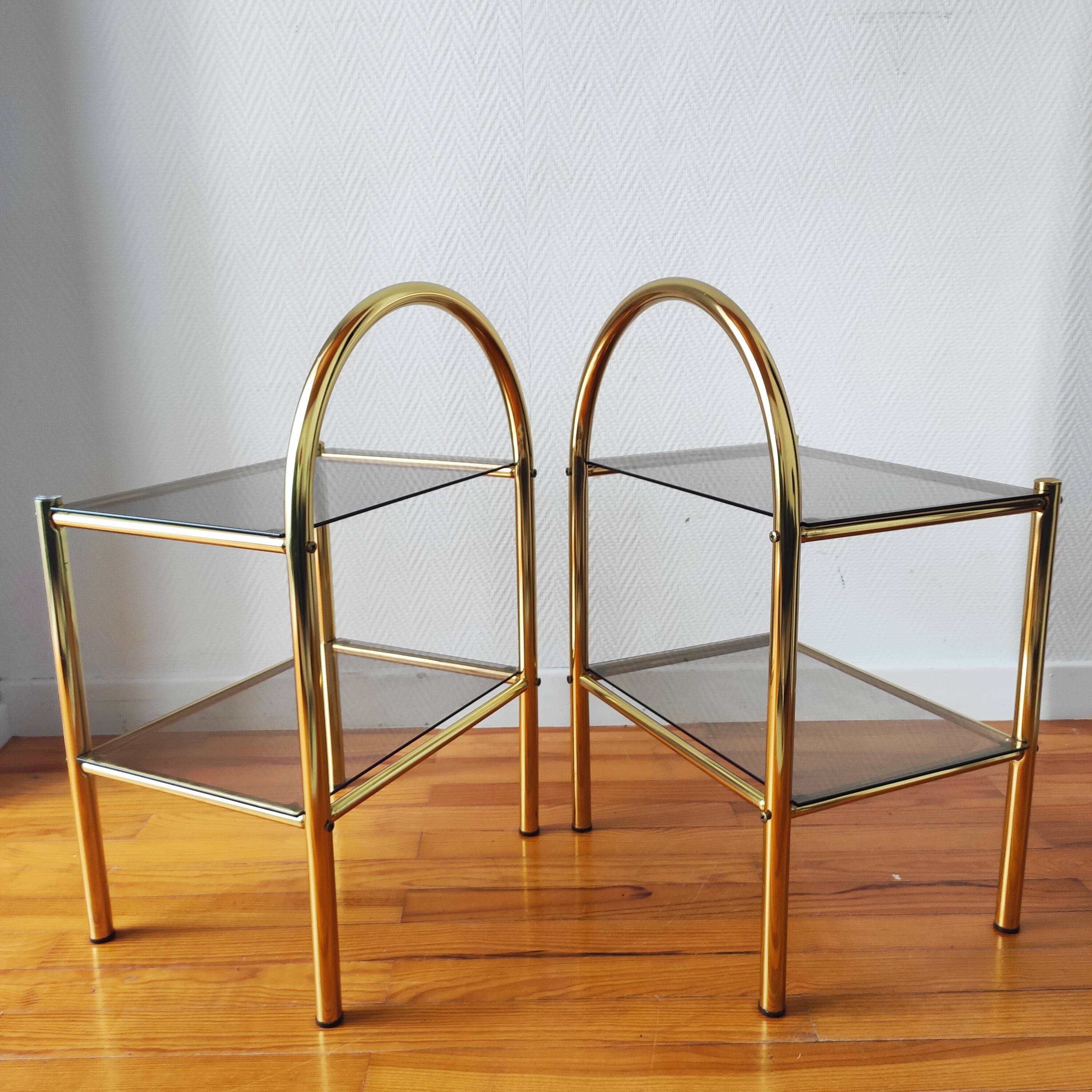 Pair of vintage bedside tables 1970