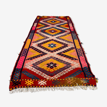 Vintage turkish mini kilim 106x47 cm