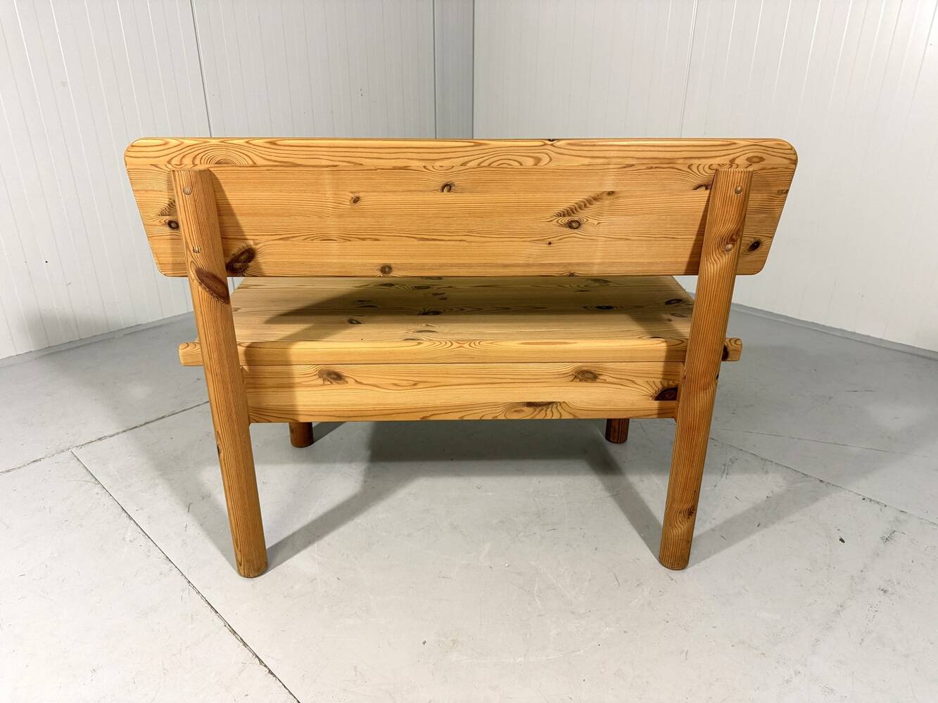 Korup Design solid pine benches with storage space Denmark