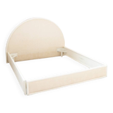 Bamboo double bed frame, 1980s