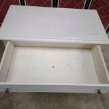 Chest of drawers from the 60s, 3 drawers, painted white