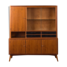 Walnut bar cabinet from the 1950s