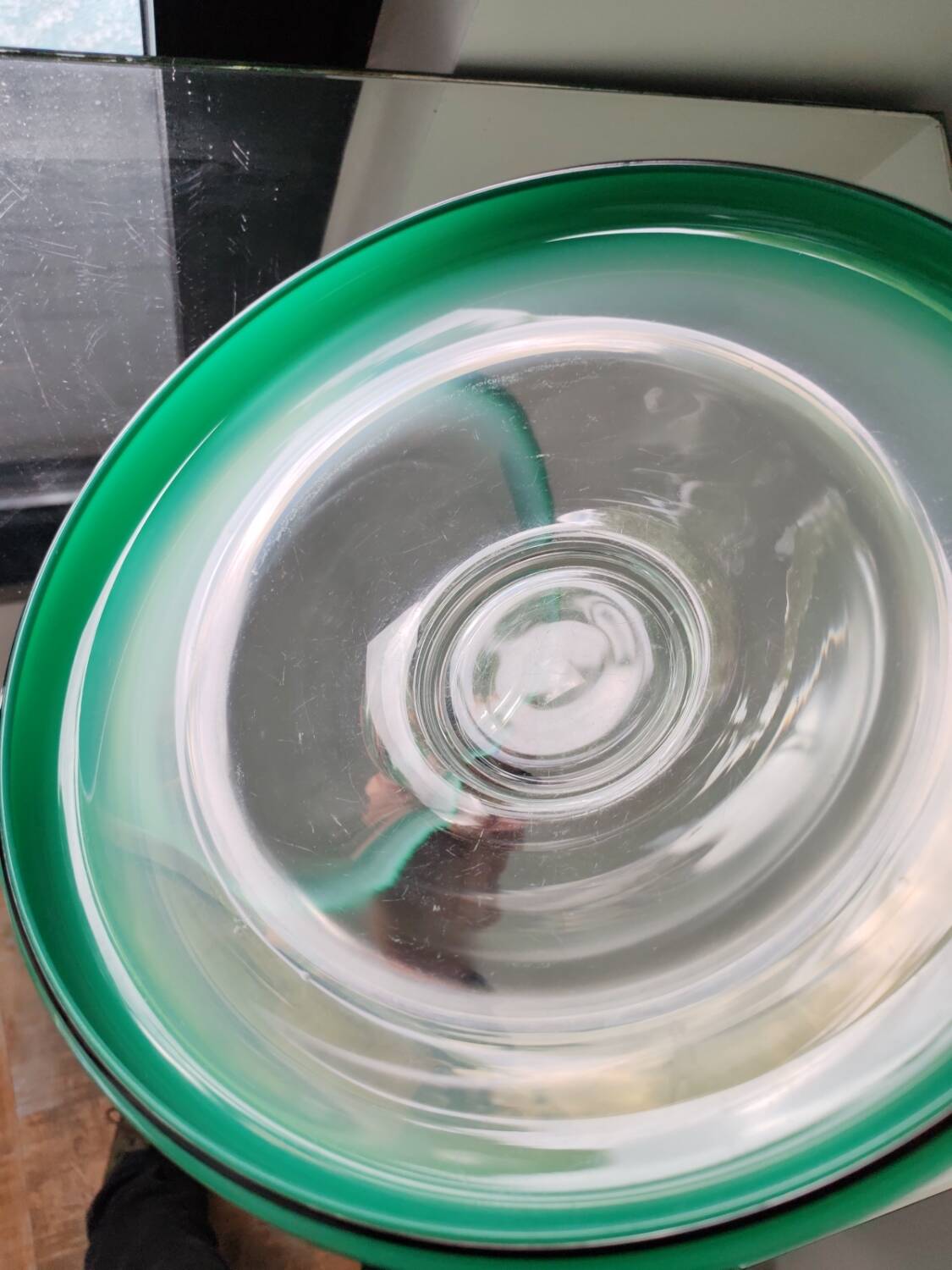 Glass bowl by wmf ikora, circa 1930.