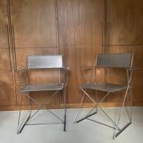 Pair of X-Line chairs by Niels Jørgen Haugesen by Magnus Olesen