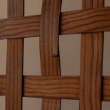 Paravent vintage en bois à 3 panneaux ajourés · Paravent pliant en pin (135 cm)