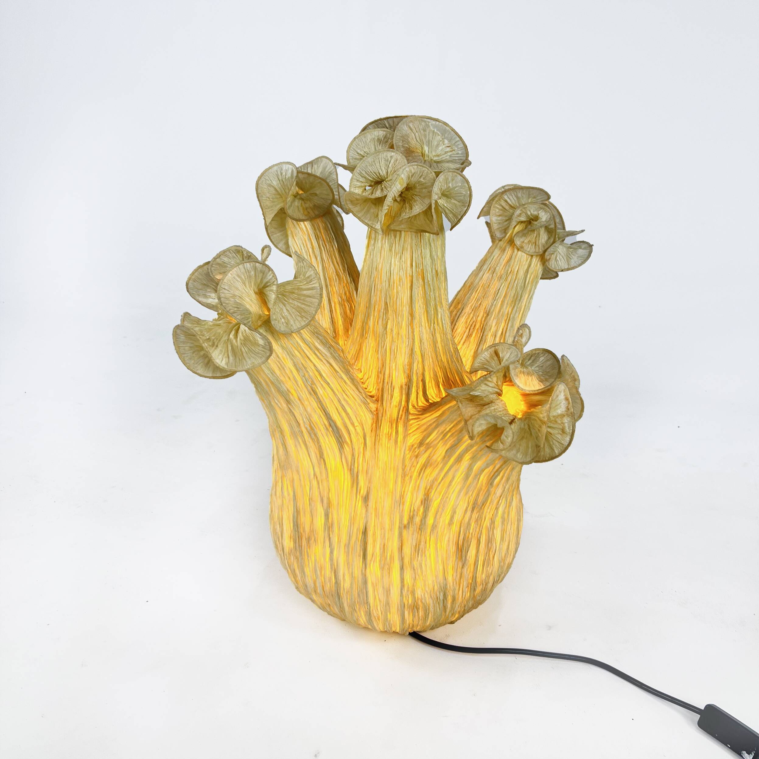 Vintage design organic shaped table lamp, 1980s
