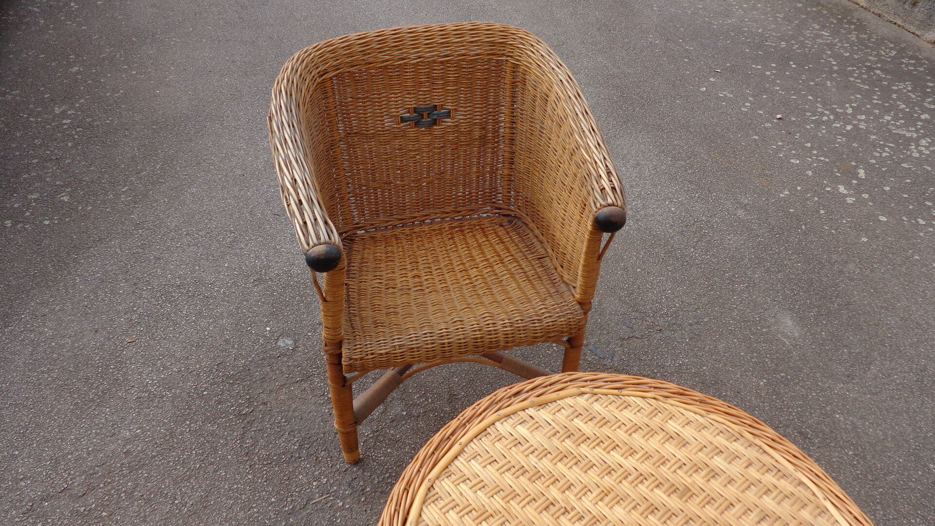 4-piece rattan set