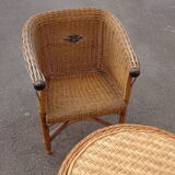 4-piece rattan set