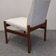 Scandinavian modernist rocking chair in teak, Denmark 1960.