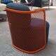 CIDER Ingrid armchair in orange and blue