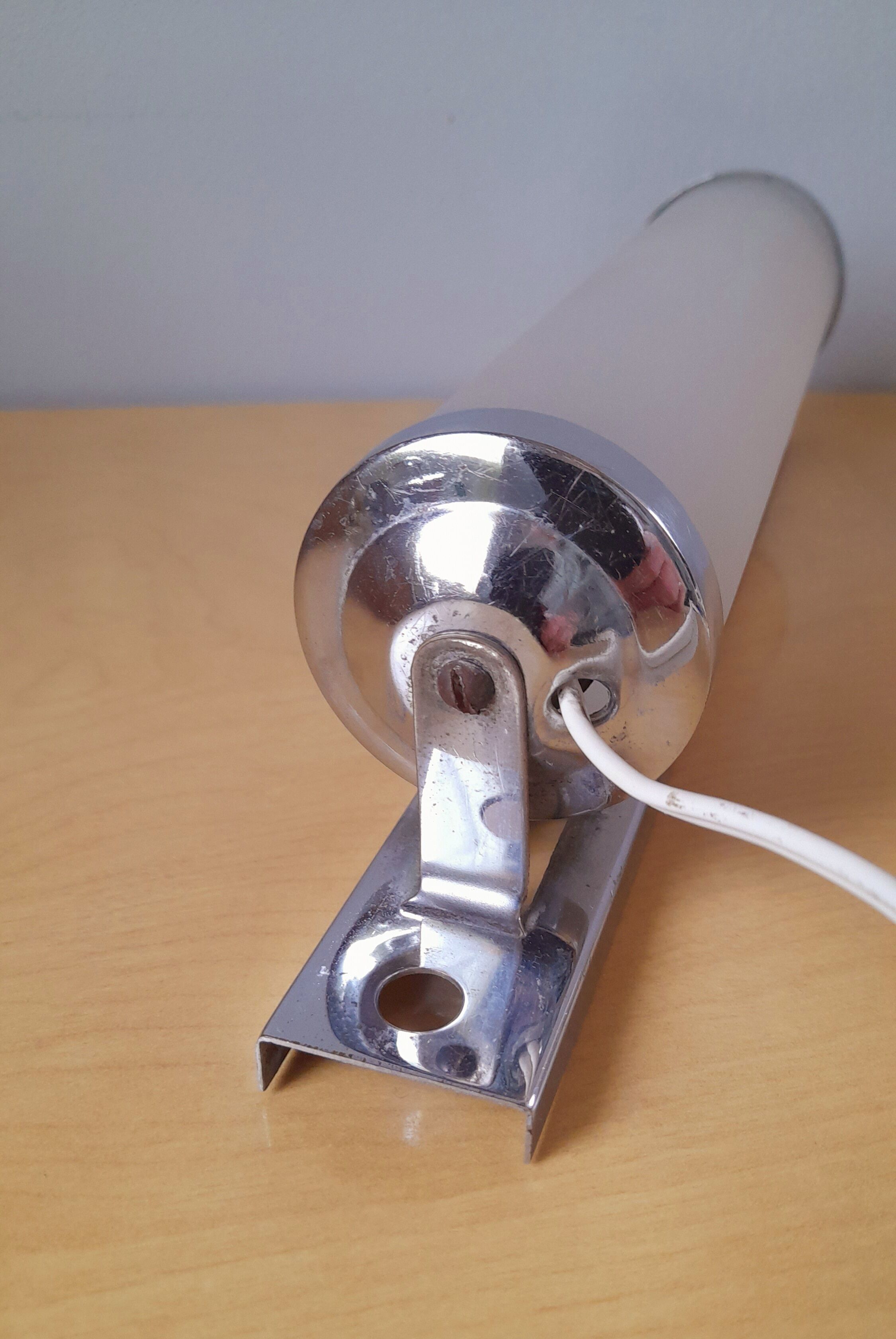 Art deco frosted glass wall lamp 1930