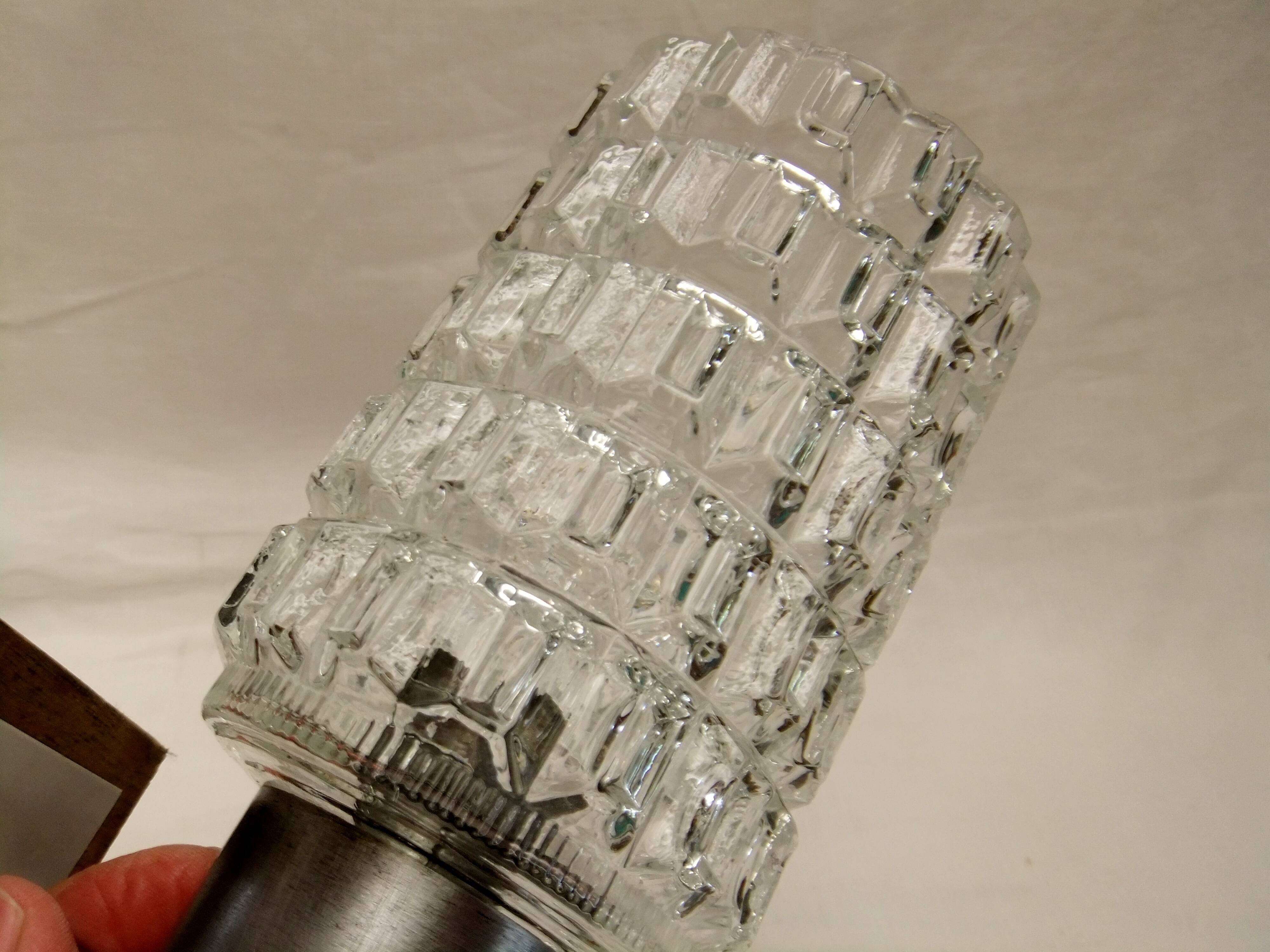 Art deco wall lights cut glass vintage lighting lamp suspensions