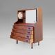 Mid Century Modern Italian Wood Cabinet, George Coslin for 3V Arredamenti P