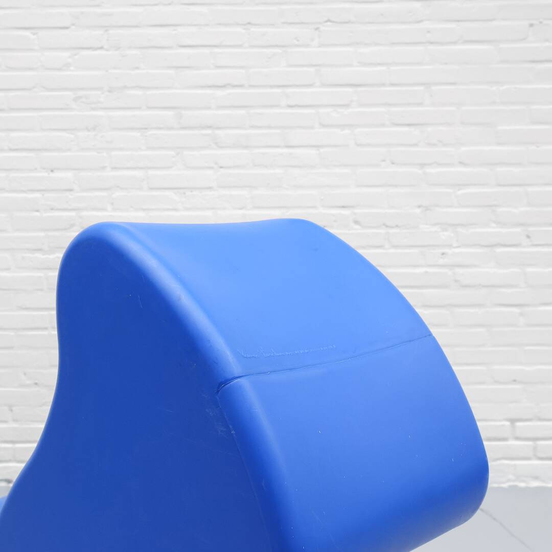 Chaise Bleue Phantom de Verner Panton pour Innovation