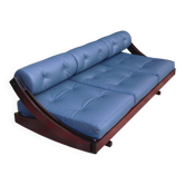 Gianni Songia Daybed in Navy Blue Andrew Muirhead Fine Scottish Leather