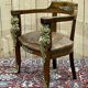 Regency style desk and armchair from the Napoleon III period - late 19th century