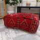 Handmade Berber pouf in wool 60 X 60 X 20 CM