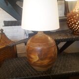 Vallauris lamp decorated with foliage