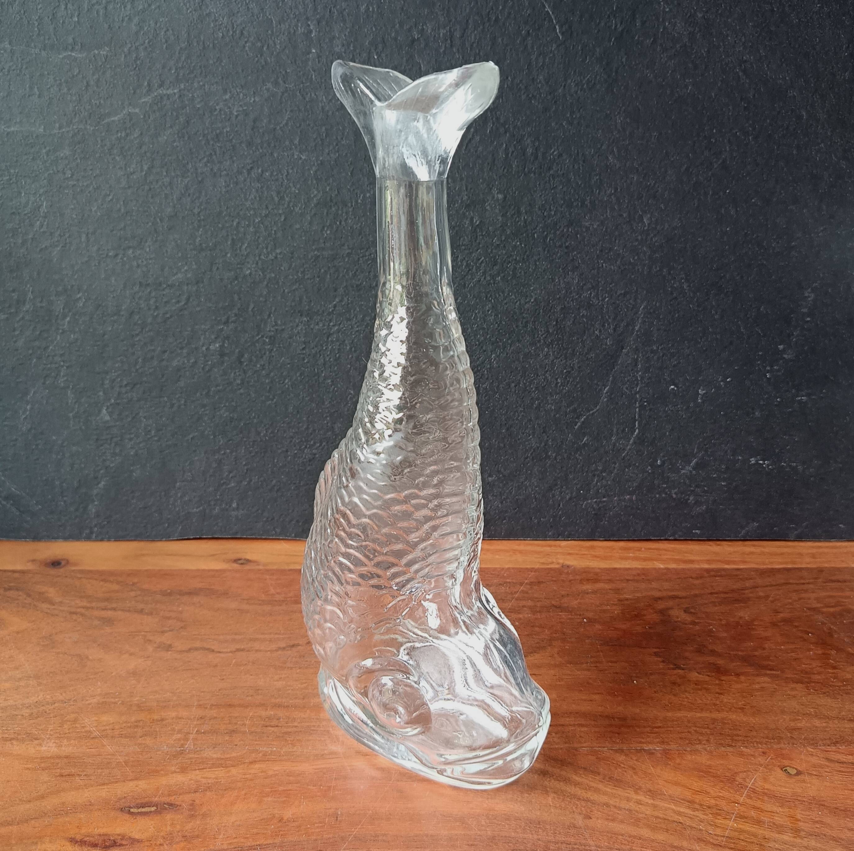 Carafe Poisson, Bouteille en forme de carpe 1970