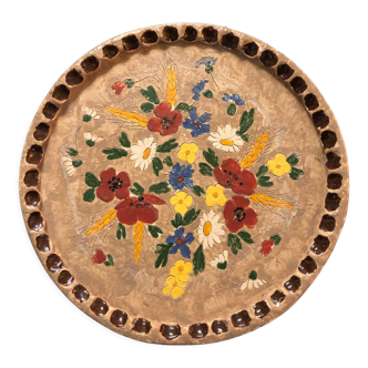 Dish - glazed ceramic -Jérome Massier