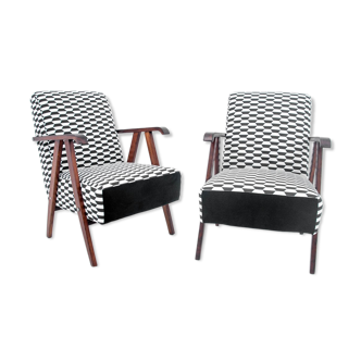 Pair of armchairs, Poland, 1960s