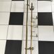 Brass coat rack