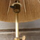 Floor lamp brass lacquered metal 1950
