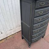 Louis XV style weekly planner, patinated black