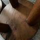 Pair of farmhouse stools in solid oak