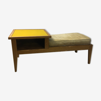 Banc et table d’appoint années 50