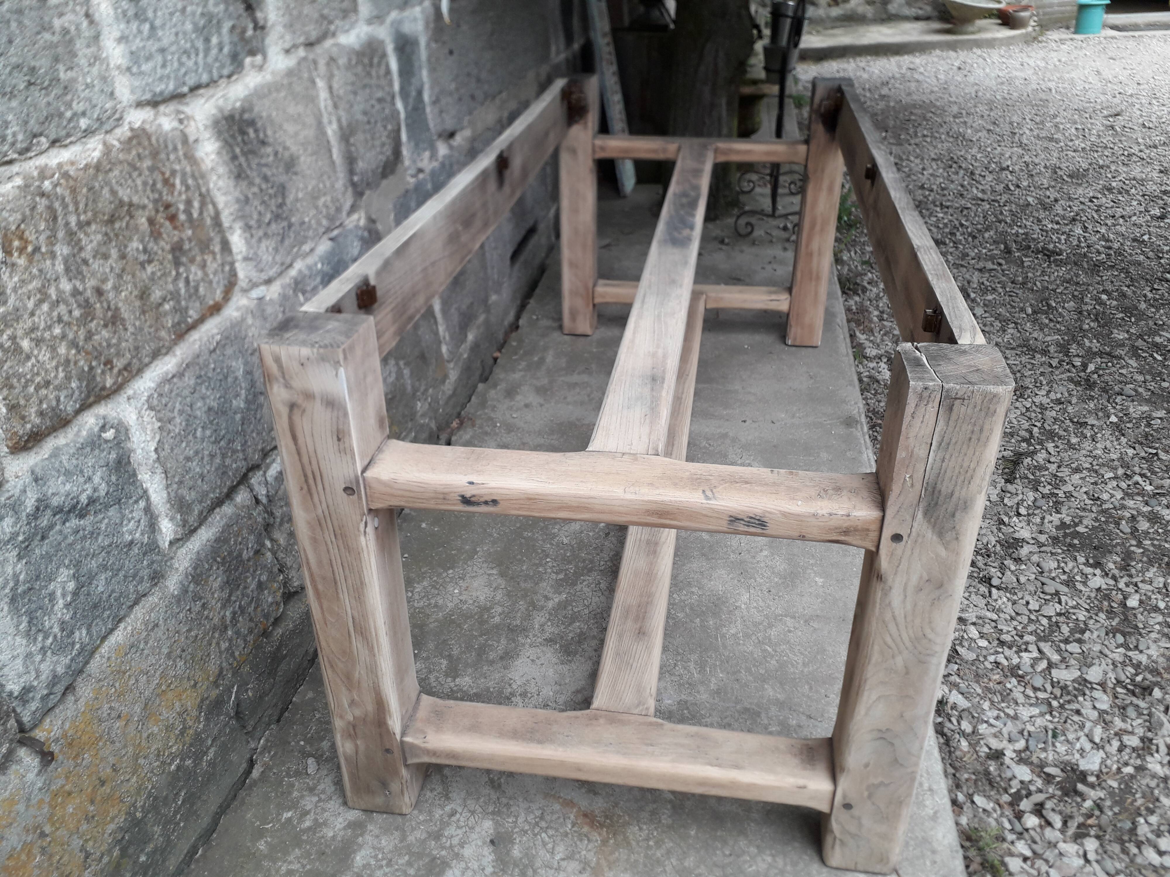 Solid oak farmhouse table, 200 cm